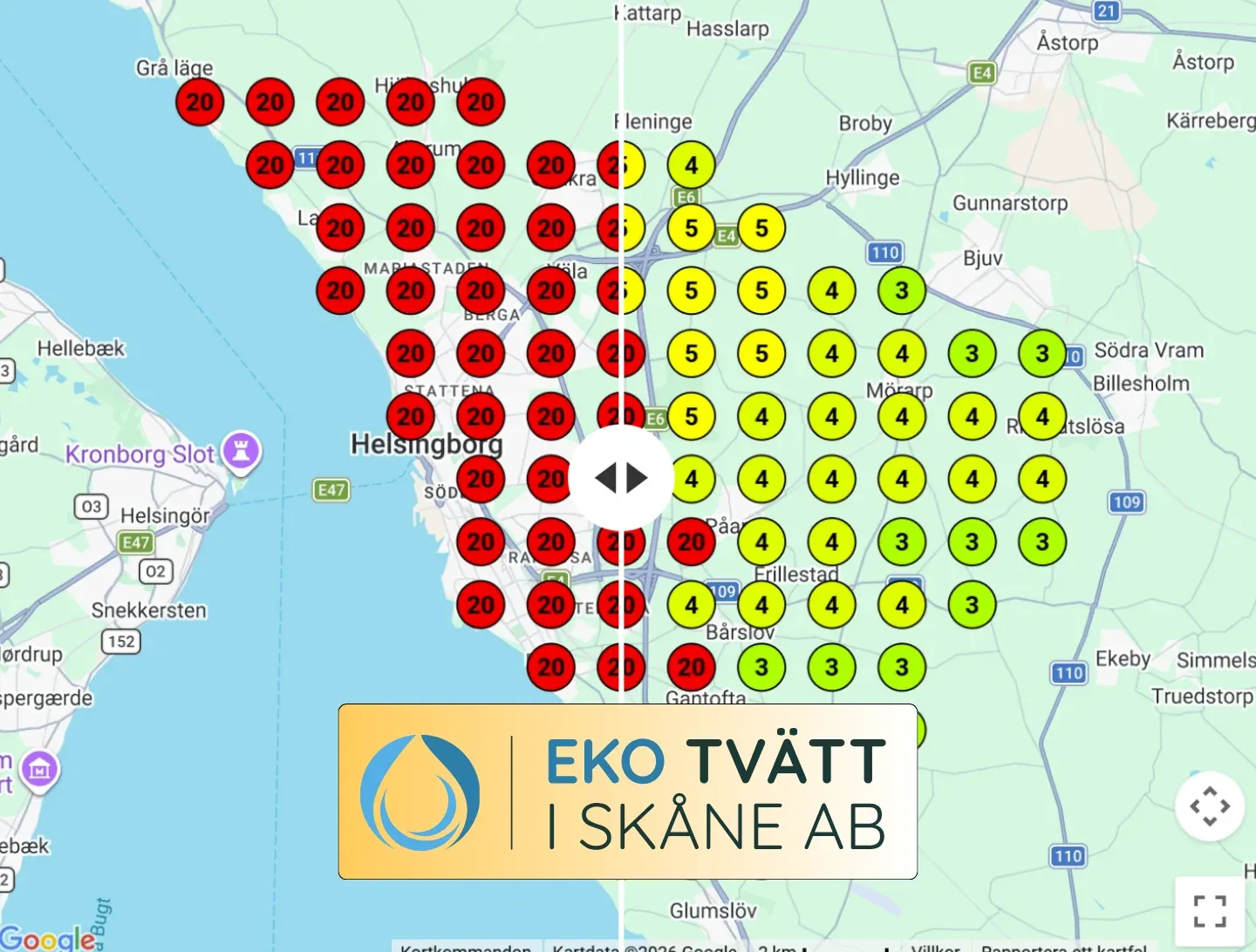 Ekotvätt i Skåne