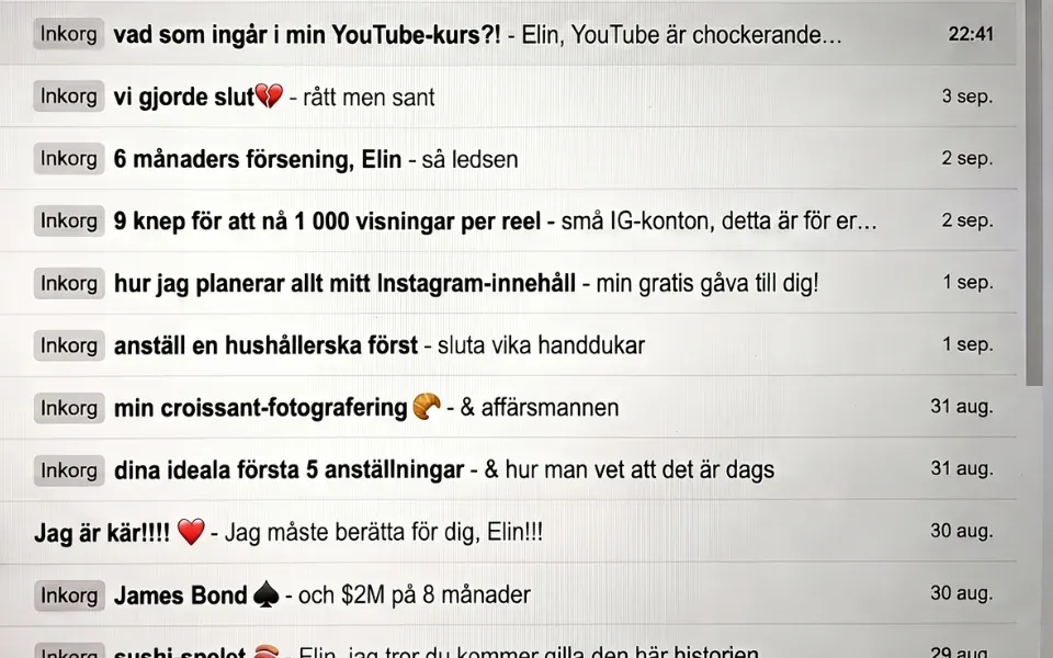 E-postmarknadsföring + SMS