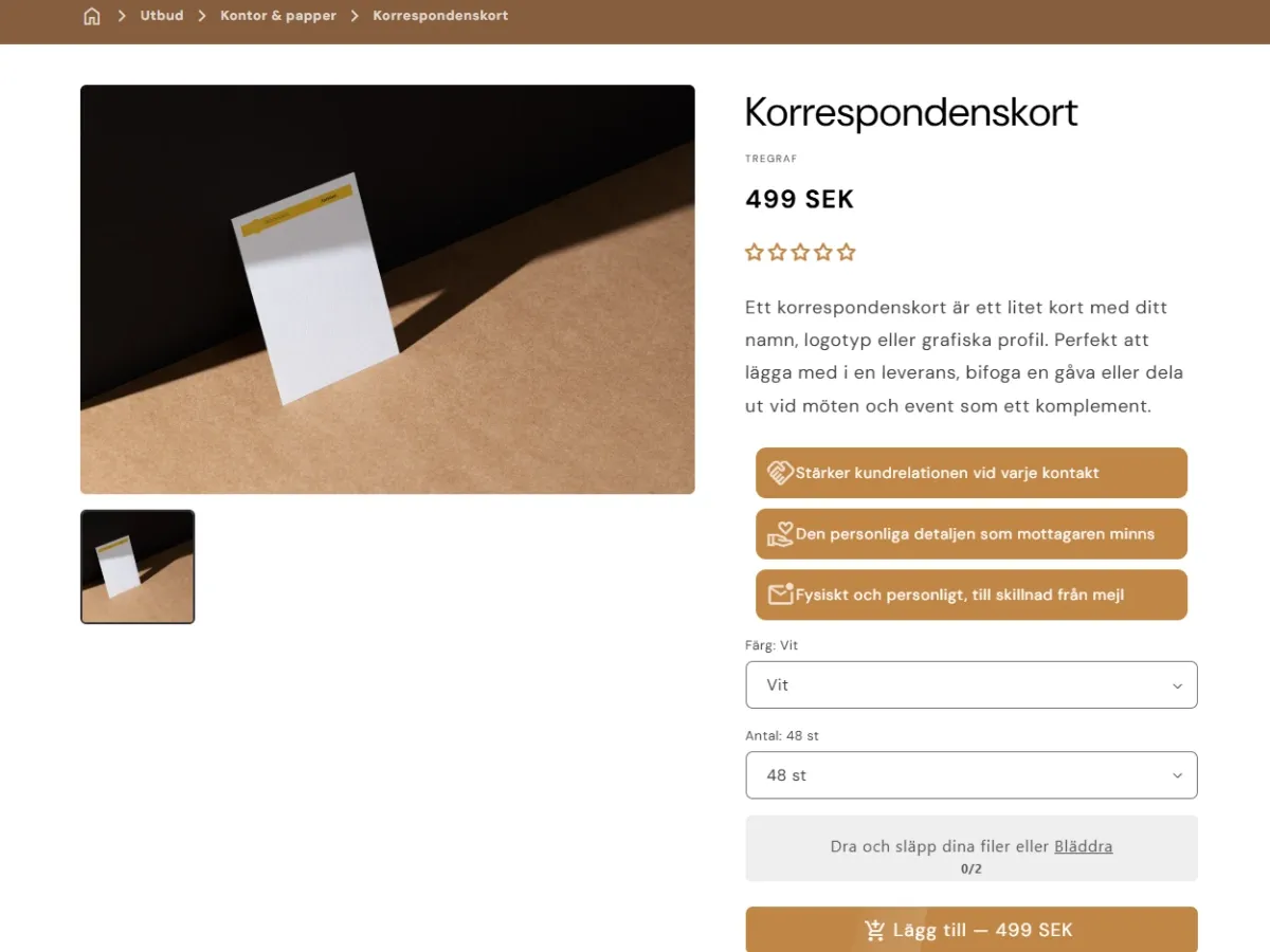 Tregrafs produktkatalog